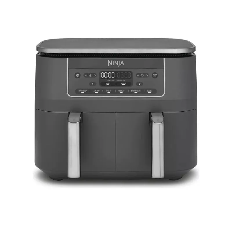 Ninja 6 in 1 Dual Zone Air Fryer 7.6L DZ300UK - Gun Metal Grey