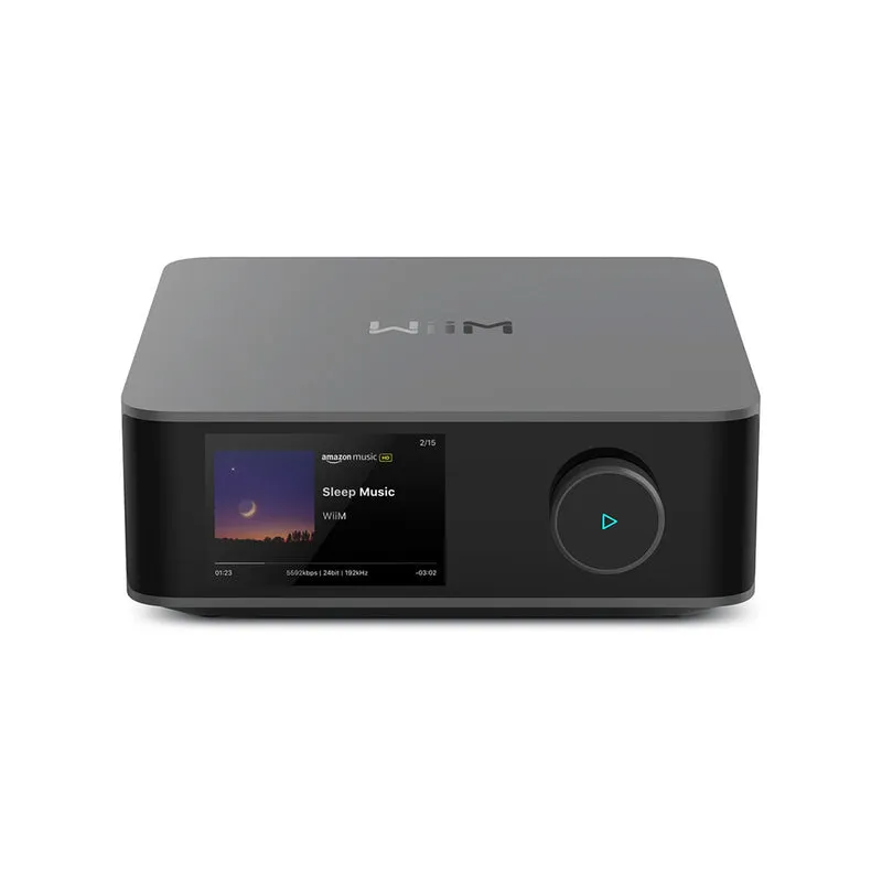 WiiM AMP ULTRA 100W High-Performance Streaming Amplifier Space Grey
