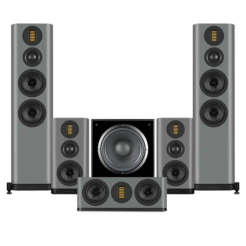 Wharfedale EVO 5.4 HCP 5.1 Surround Sound Home Cinema Speakers Package Lunar Grey