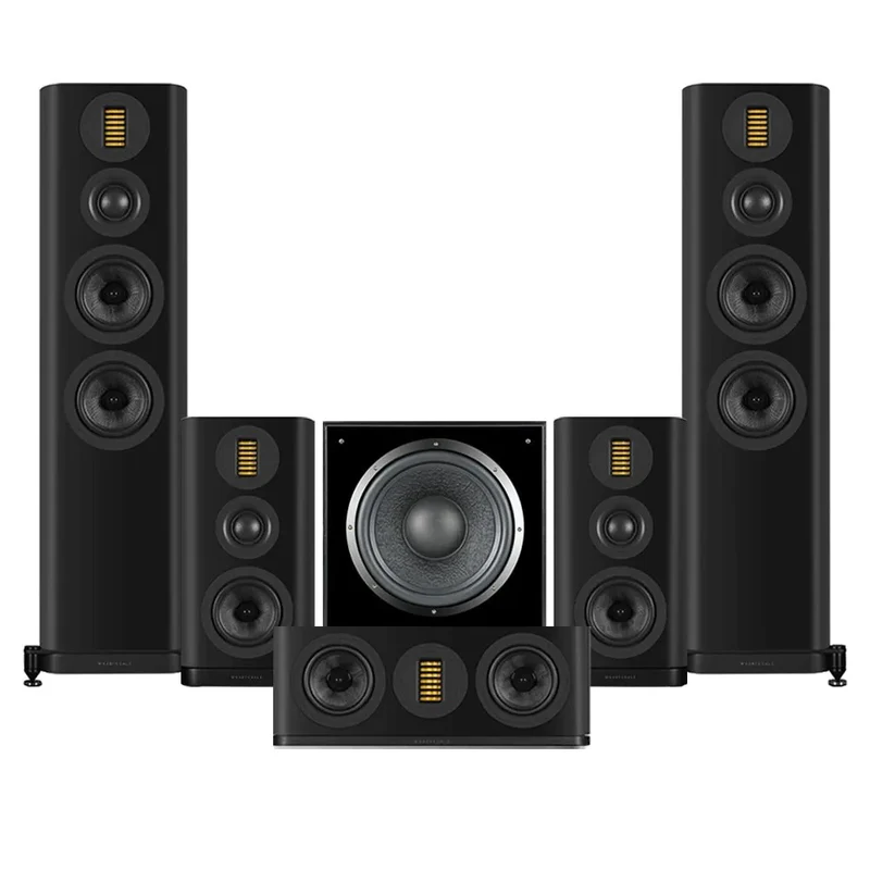 Wharfedale EVO 5.4 HCP 5.1 Surround Sound Home Cinema Speakers Package Black