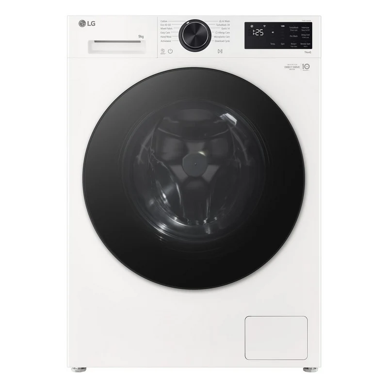 LG Series 3 Counter-Depth MAX F2X50S9TWB 9kg 1200 Spin Washing Machine White - A Rated