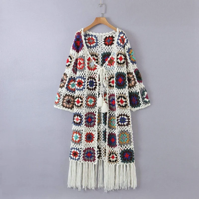 Jane Vintage Crochet Cardigan