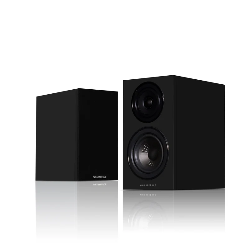 Wharfedale Diamond 12.1i Compact 2 way Standmount Bookshelf Speakers Pair - Black