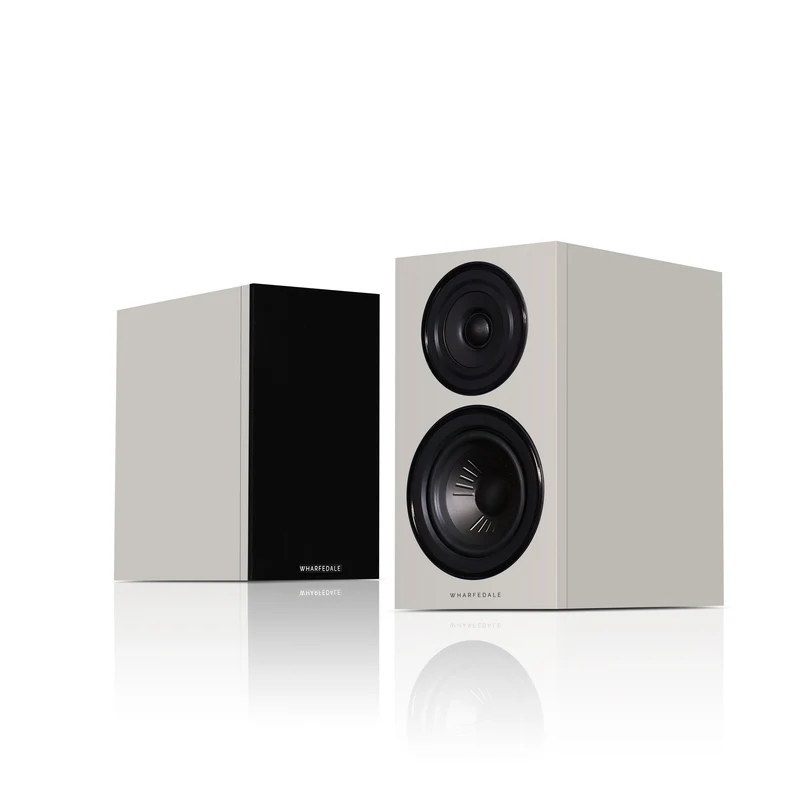 Wharfedale Diamond 12.1i Compact 2 way Standmount Bookshelf Speakers Pair - Grey