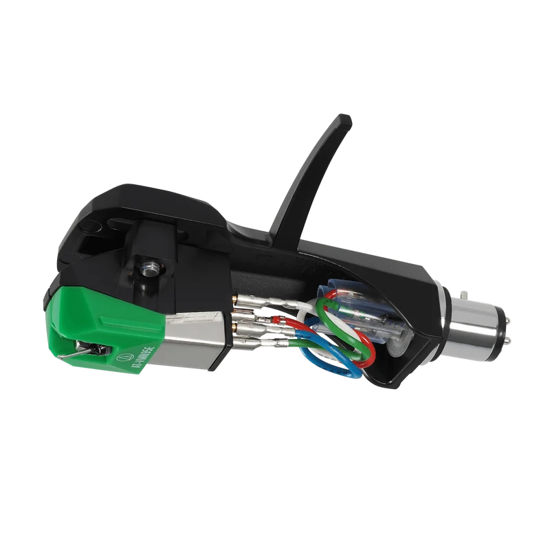 Audio Technica AT-VM95E/H VM95 Series Elliptical Stereo Cartridge on AT-HS6 Headshell