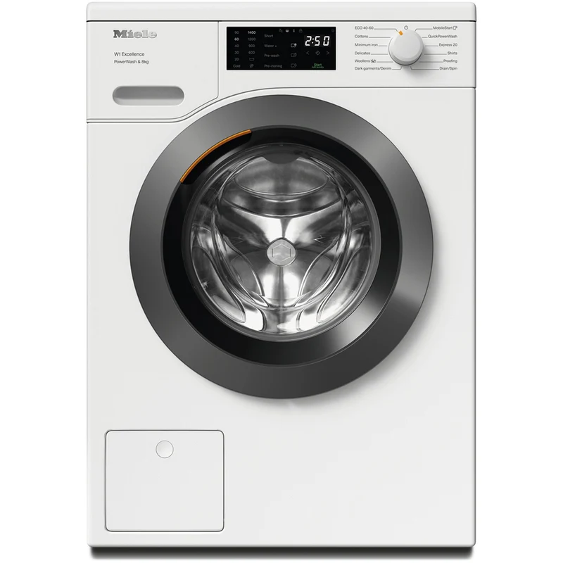 Miele WEB365 WCS PowerWash 8kg 1400 Spin Freestanding Washing Machine Lotus White