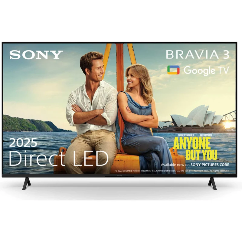 Sony K85S38BP 85 Inch Bravia 3 LED 4K Ultra HD HDR Smart Google TV