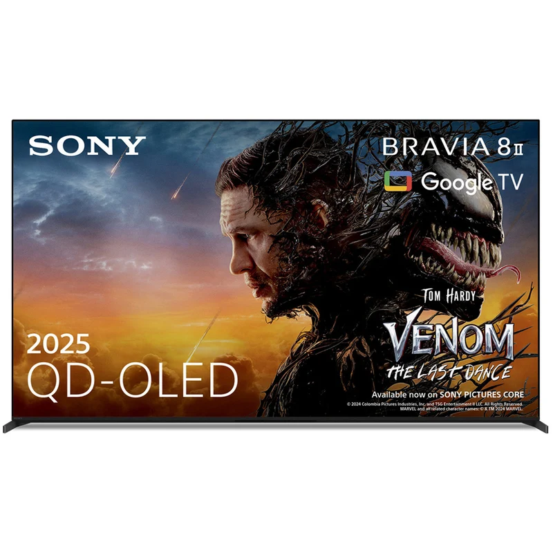 Sony K65XR8M25B 65 Inch BRAVIA 8 II QD-OLED 4K Ultra HDR Smart Google TV