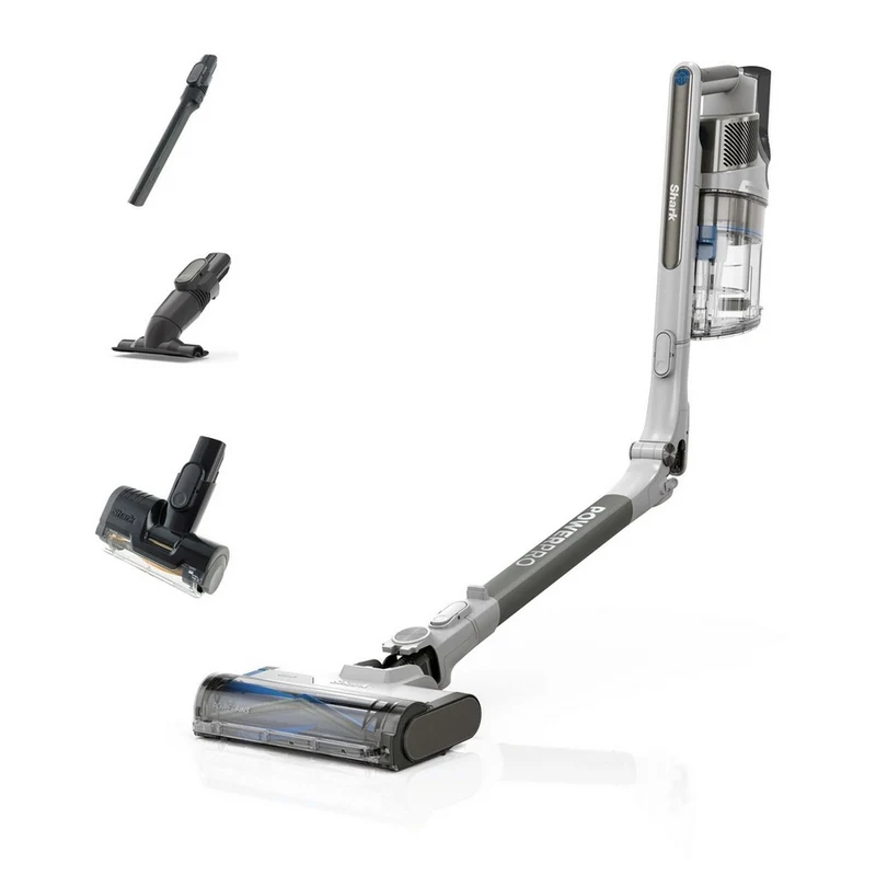 Shark IZ380UKT PowerPro Pet Cordless Stick Vacuum Cleaner with Anti Hair Wrap and Floor Detect - Up To 50 Minutes Run Time Java Metallic
