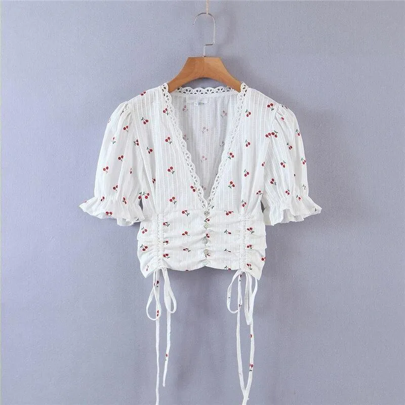 Emma Cropped Blouse