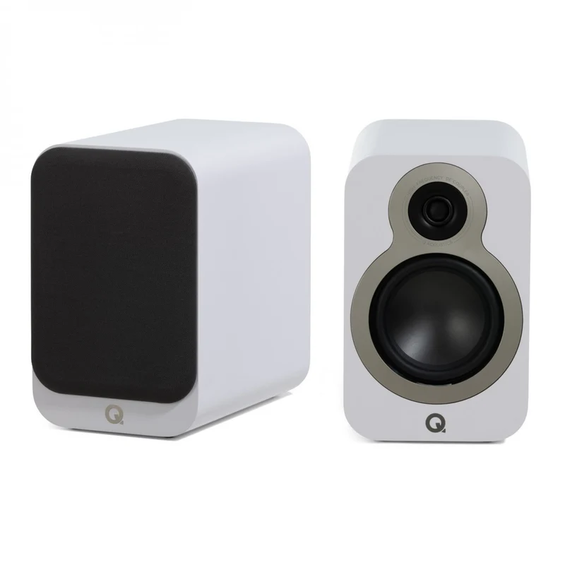 Q Acoustics 3020c Bookshelf Speakers Pair Satin White