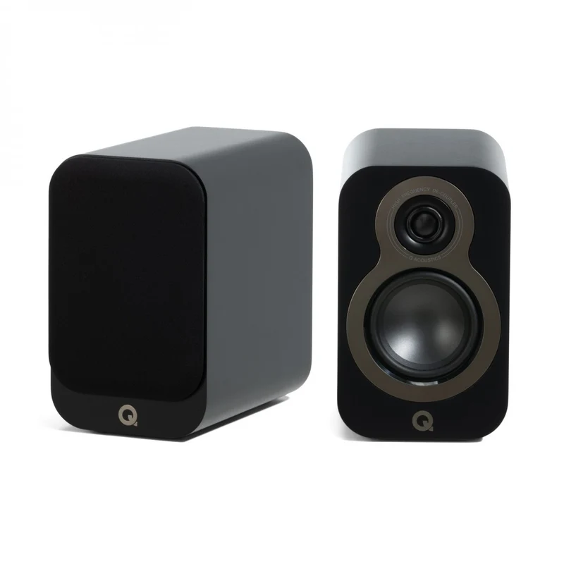 Q Acoustics 3010c Bookshelf Speakers Pair Satin Black
