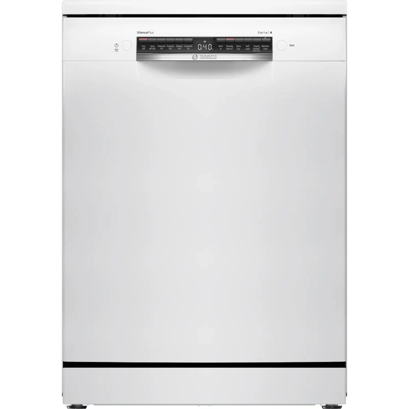 Bosch SMS4EMW06G Series 4 Freestanding 60cm Full Size Dishwasher with 14 Place Settings White