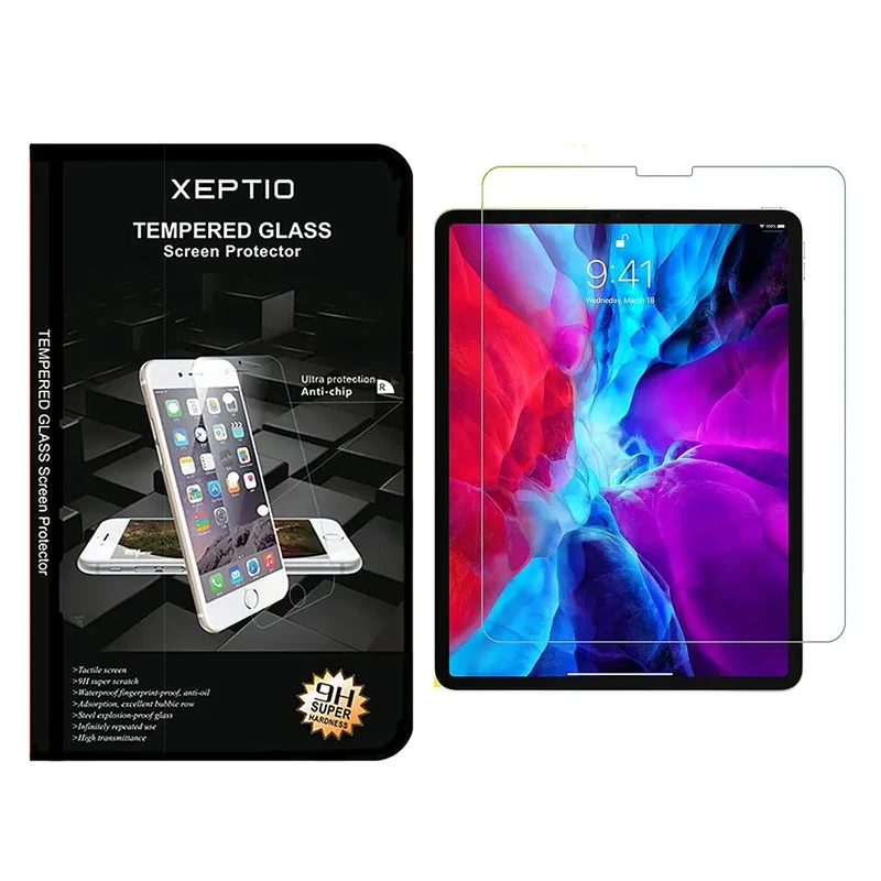 Apple iPad PRO 12,9 2020 / 2021 M1 / 2024 4G/5G: Protection d'écran en verre trempé - Tempered glass