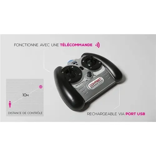 Drone Dynabass Sphère UFO 3.5 voies Noir