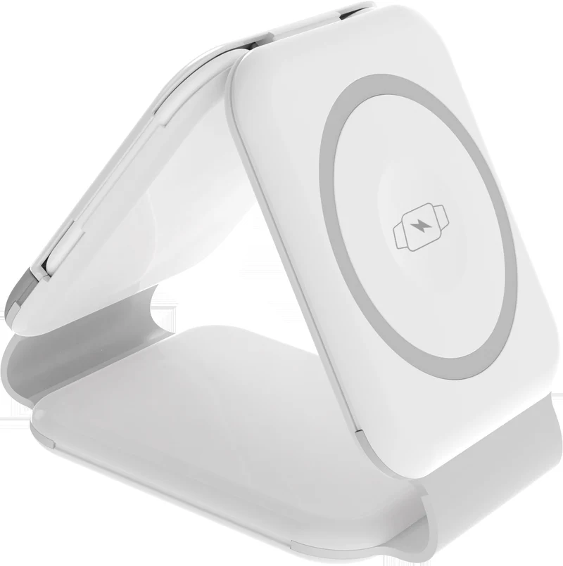 Multifunctional Three-in-one Folding Magnetic Phone Holder Charger