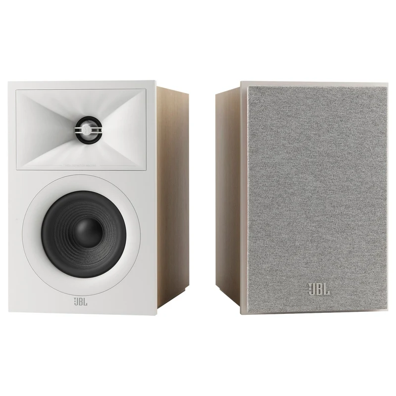 JBL STAGE240B 2 Way 4.5 Inch Bookshelf Speakers Pair White