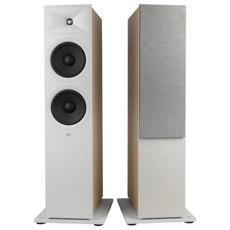 JBL Stage 280F 2.5 Way Dual 8 Inch Floorstanding Speakers Pair White
