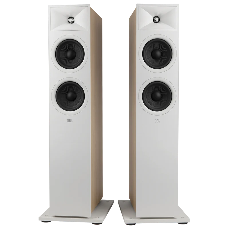 JBL Stage 260F 2.5 Way Dual 6.5 Inch Floorstanding Speakers Pair White