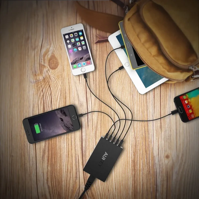 Aukey PA-U33 - AiPower - 5-poorts 50W 10A USB