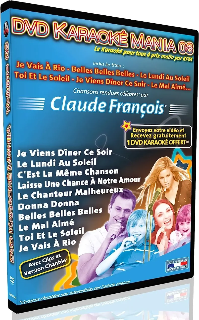 DVD Karaoké Mania Vol.03 "Claude François