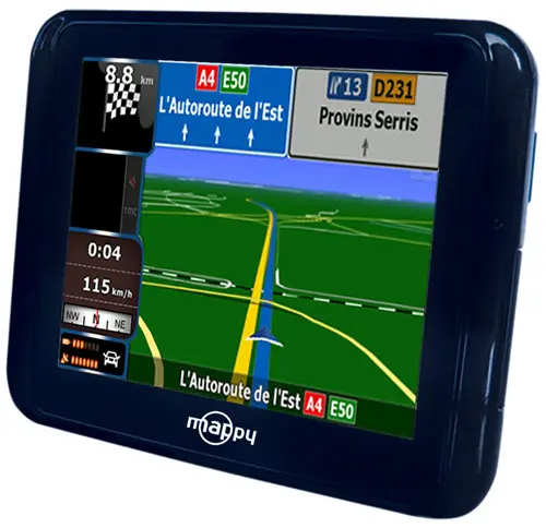 Mappy mini 300 - Navigateur GPS - automobile 3.5"