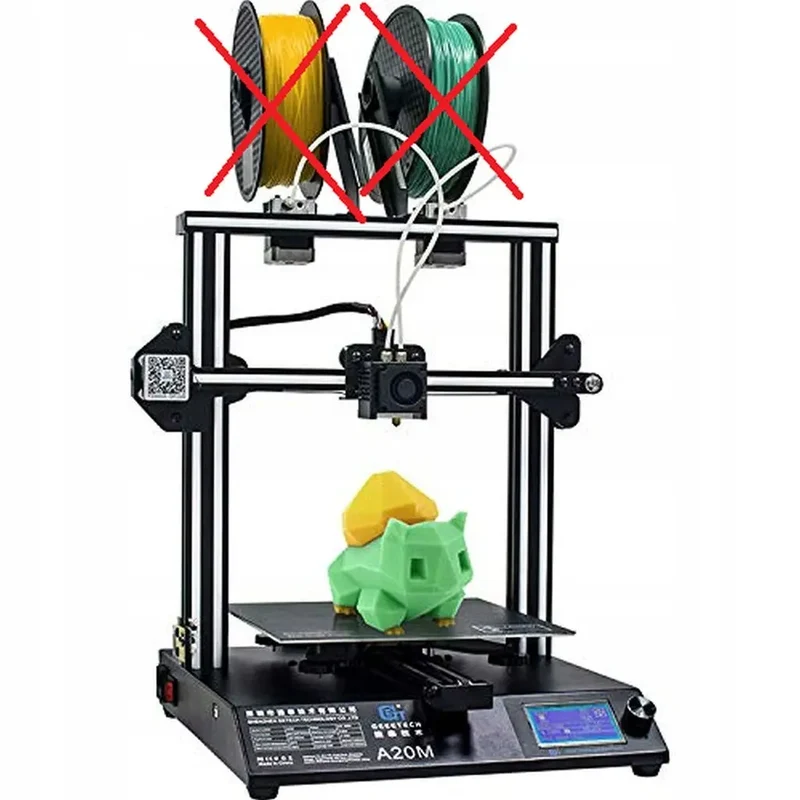 Imprimante 3D Geeetech A20M – Double Extrusion, Grande Surface d'Impression