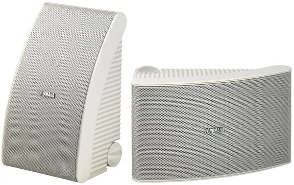 Yamaha NS-AW592 All-Weather Pair of Outdoor Speakers in White