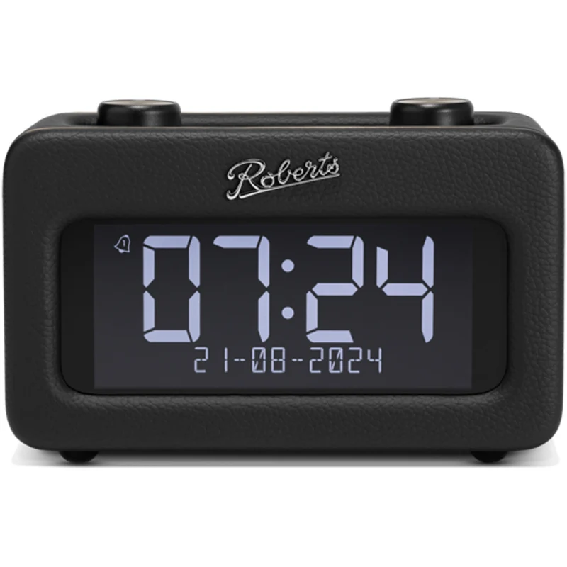 Roberts Revival Rest DAB DAB+ FM Bluetooth Bedside Clock Radio Black