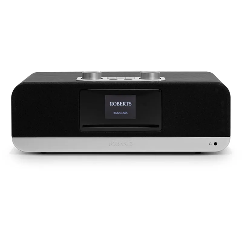 Roberts Blutune 300L DAB DAB+ Bluetooth CD USB Sound System Black