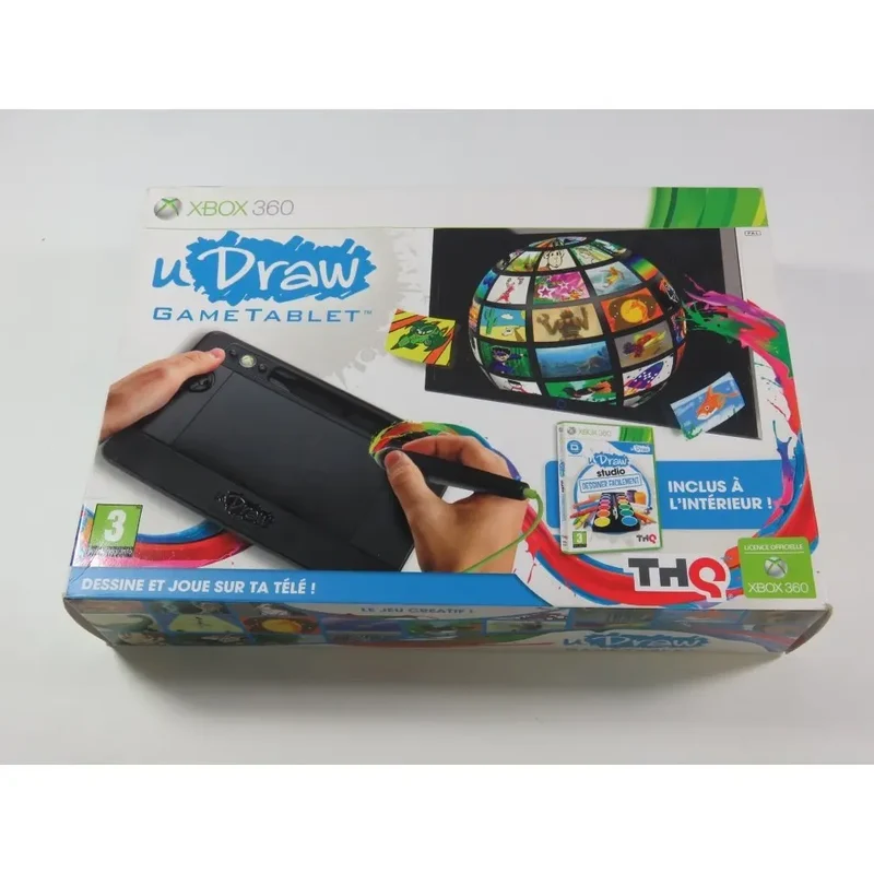Jeu Xbox 360 Xb360 Tablette Udraw Studio Instant Artist