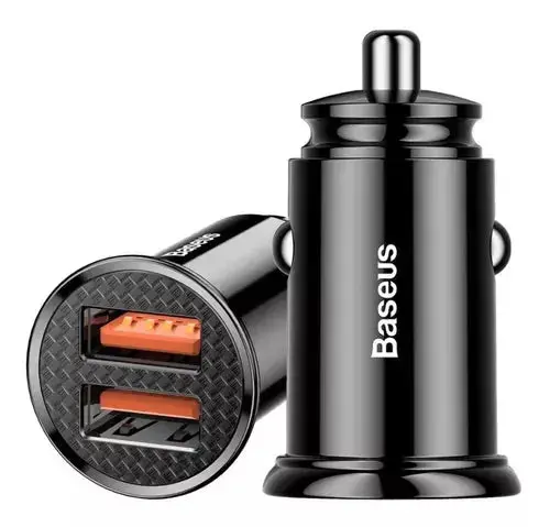 Chargeur de téléphone portable 30W Turbo Baseus Dual USB Charge rapide iQ Haute efficacité
