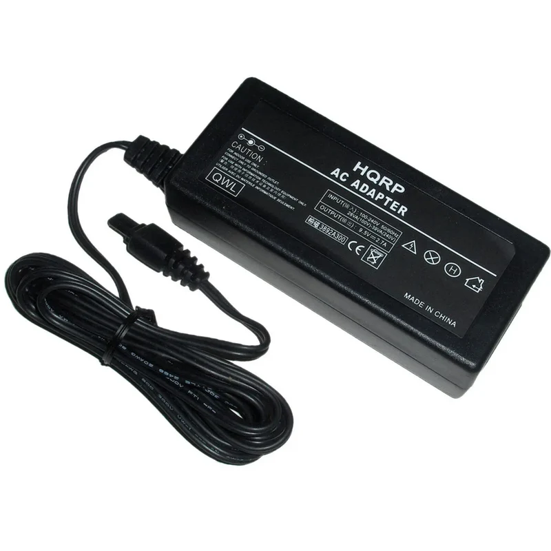 Adaptateur secteur HQRP pour Canon CA-560 Optura ZR40 ZR50 ZR10 ZR20 ZR25MC