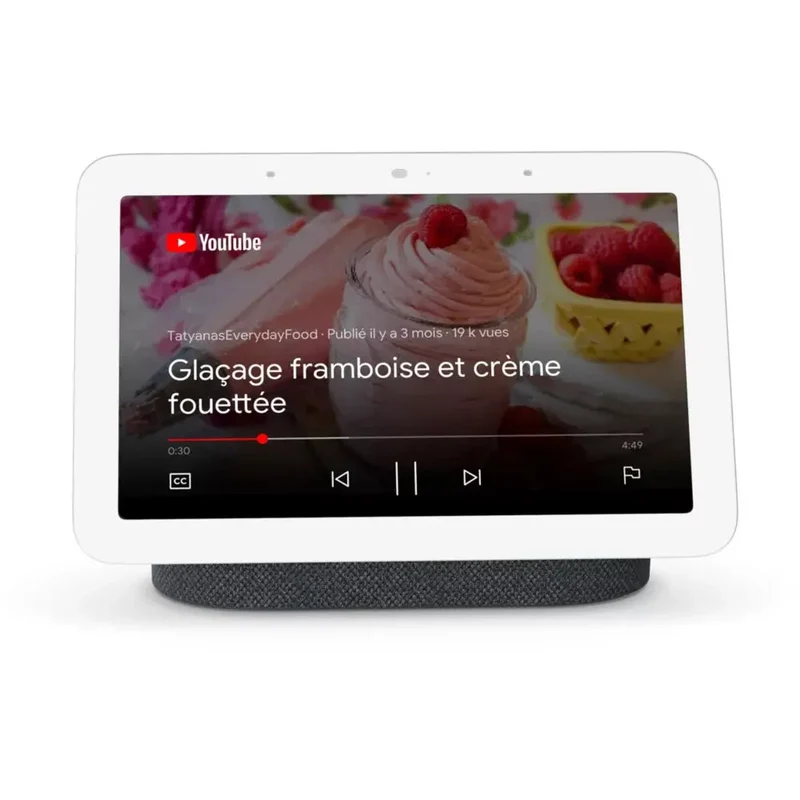 Assistant vocal Google Nest Hub 2 Charbon