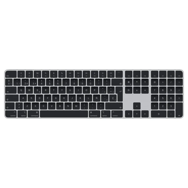 Apple Magic Keyboard with Touch ID and Numeric Keypad Black-ES (MMMR3Y/A) 0194252987452