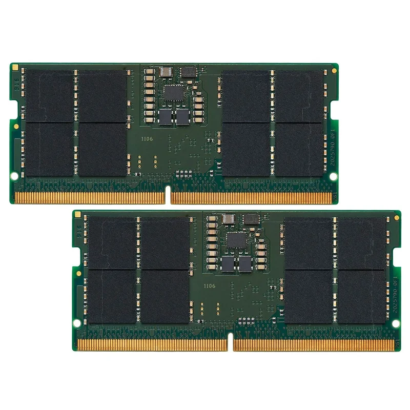 Kingston Value RAM SO-DIMM 32 (2 x 16 Go) DDR5 4800 MHz CL40 SR X8 KVR48S40BS8K2-32