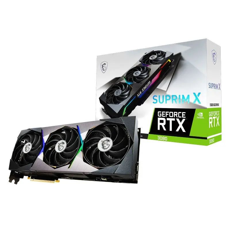 MSI GeForce RTX 3080 SUPRIM X 10G 4719072762537