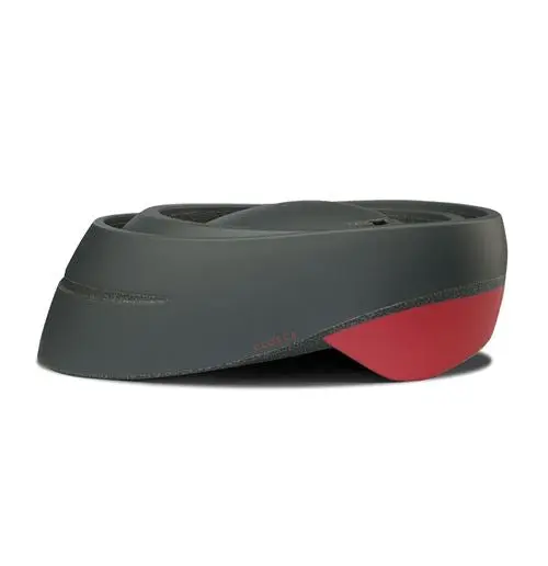 Casque de vélo pliable Closca Loop Graphite Taille L Noir et Rouge
