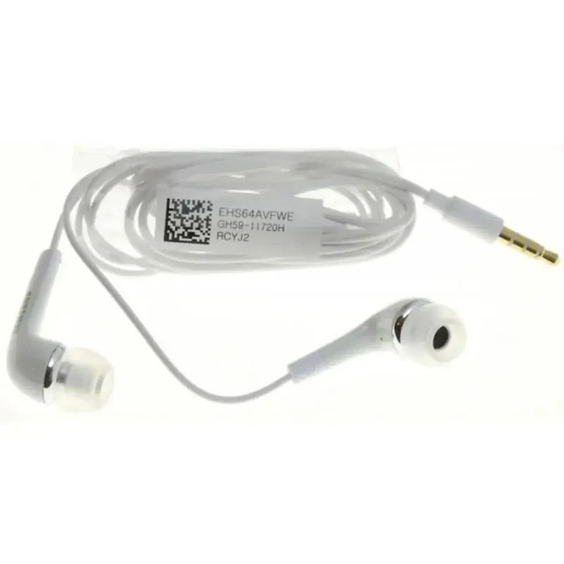 Samsung EHS64AVFWE - Écouteur Intra Auriculaire - Prise Jack 3.5 - Telecommande - Blanc (En Vrac)