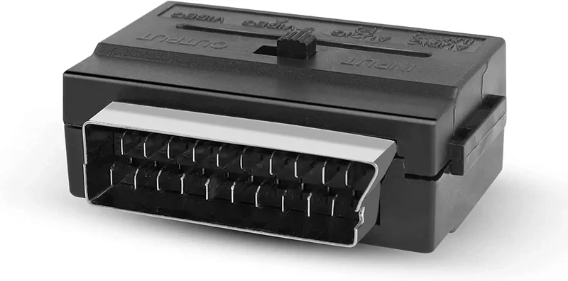 Péritel Adaptateur Péritel vers 3X RCA AdaptateurSCART à AV, SCART à A / V (2 Audio et 1 vidéo) pour DVD TV VCR