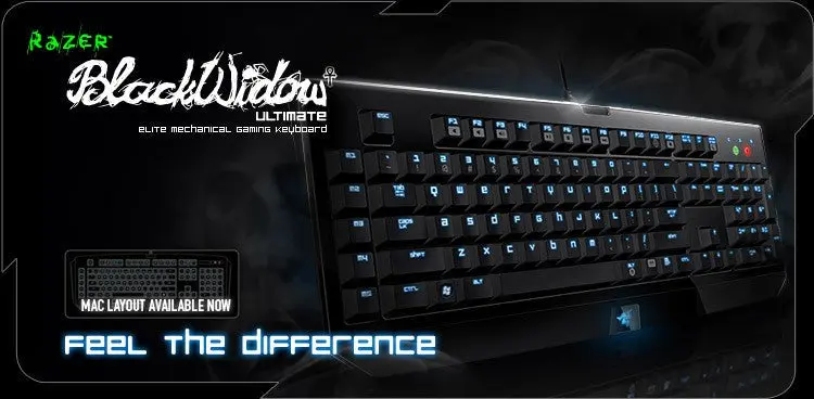 RAZER clavier BlackWidow Ultimate gaming backlit keys