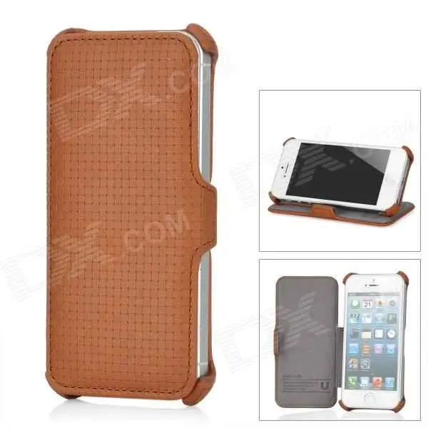 Coque étui housse Iphone 5/5S avec rabat