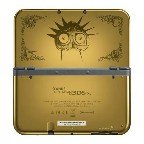 Nintendo New 3DS XL - The Legend of Zelda Majora's Mask ( ediiton GOLD )