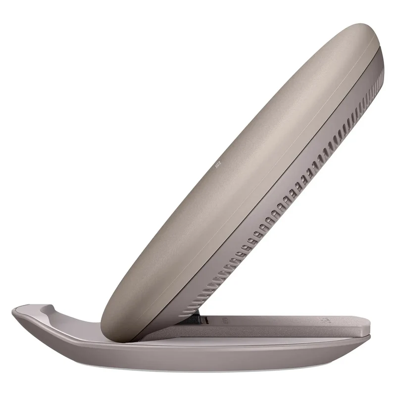 Chargeur pour téléphone mobile Samsung Pad induction 2 positions (marron) - Galaxy S8/S8+