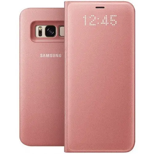 Protection pour téléphone mobile Samsung LED view cover ( Rose ) Samsung Galaxy S8