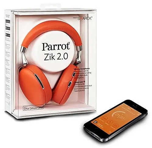 Parrot ZiK 2.0 by Philippe Starck Orange - Casque audio Bluetooth