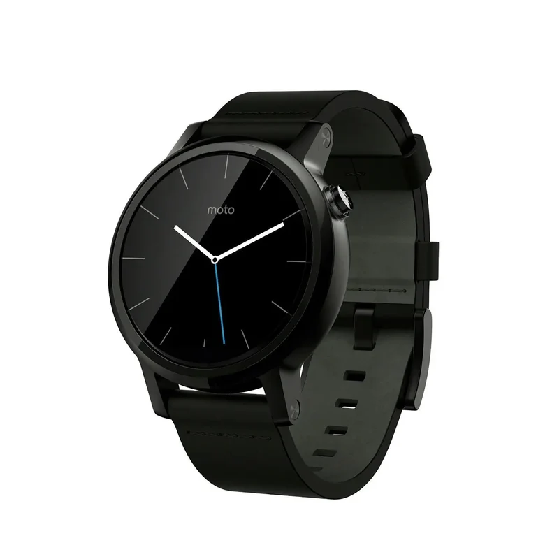 Motorola Moto 360 Cuir noir