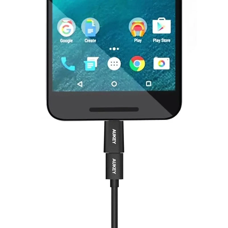 AUKEY Adaptateur USB C vers Micro USB femelle Connecteur USB 2.0 Type-C