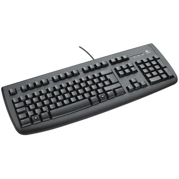 Logitech Deluxe 250 - Clavier - filaire Filaire - Noir