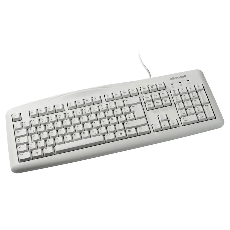 Clavier bureautique Microsoft Wired Keyboard 200 Blanc for Business